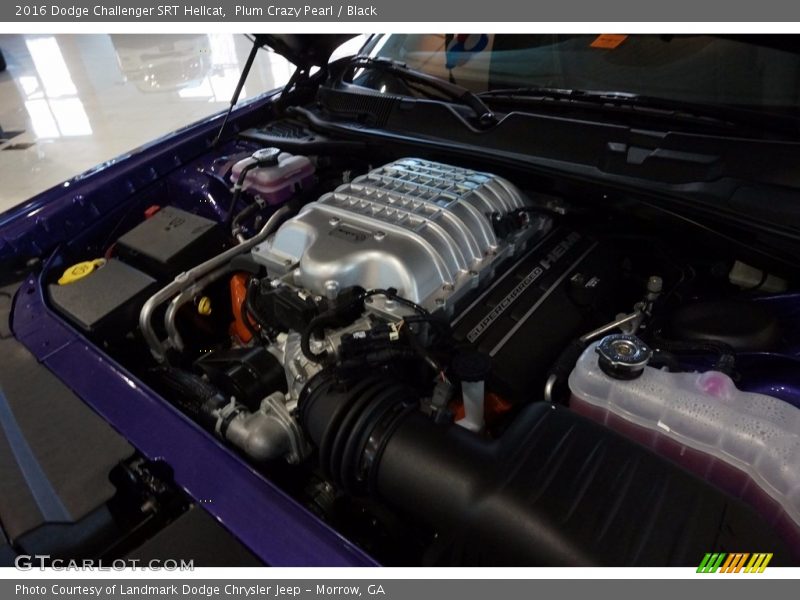 Plum Crazy Pearl / Black 2016 Dodge Challenger SRT Hellcat