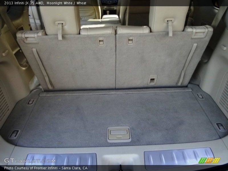 Moonlight White / Wheat 2013 Infiniti JX 35 AWD