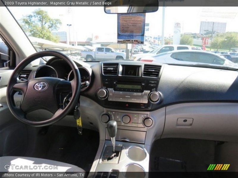 Magnetic Gray Metallic / Sand Beige 2009 Toyota Highlander