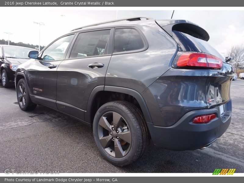 Granite Crystal Metallic / Black 2016 Jeep Cherokee Latitude