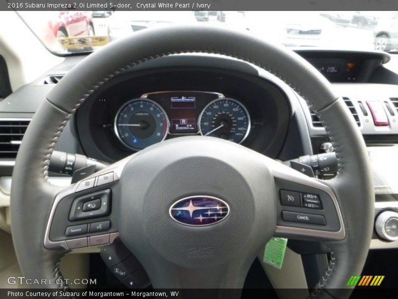 Crystal White Pearl / Ivory 2016 Subaru Impreza 2.0i Limited 5-door