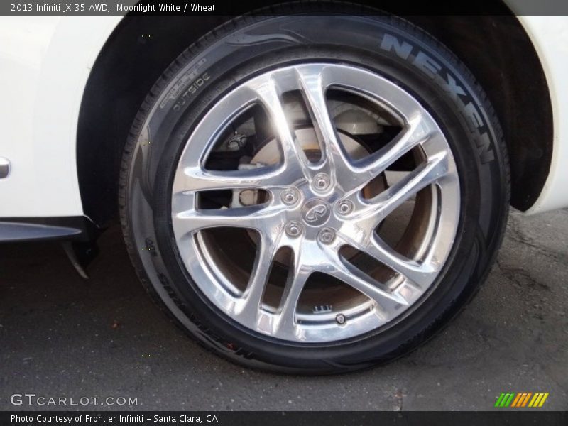 Moonlight White / Wheat 2013 Infiniti JX 35 AWD