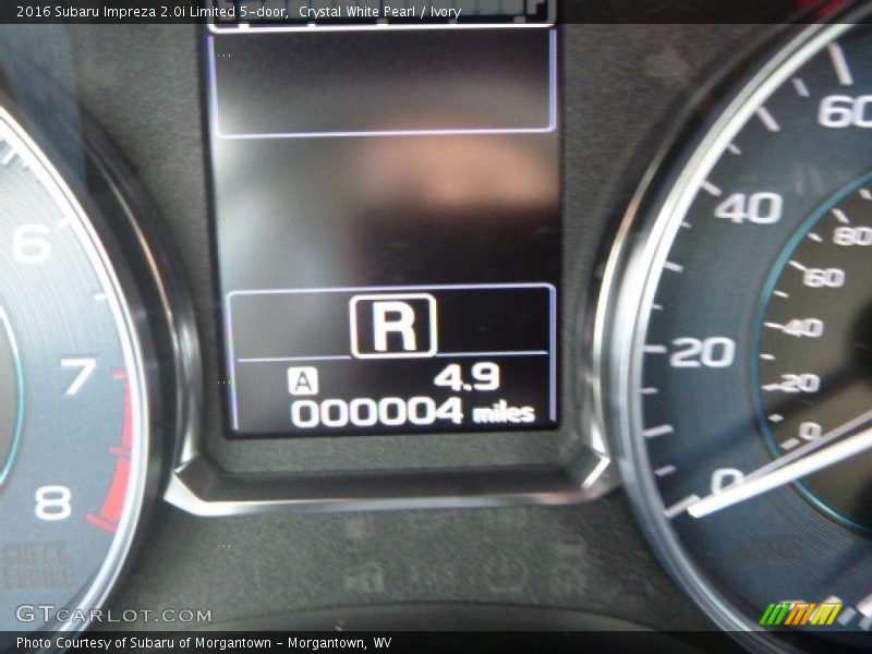 Crystal White Pearl / Ivory 2016 Subaru Impreza 2.0i Limited 5-door