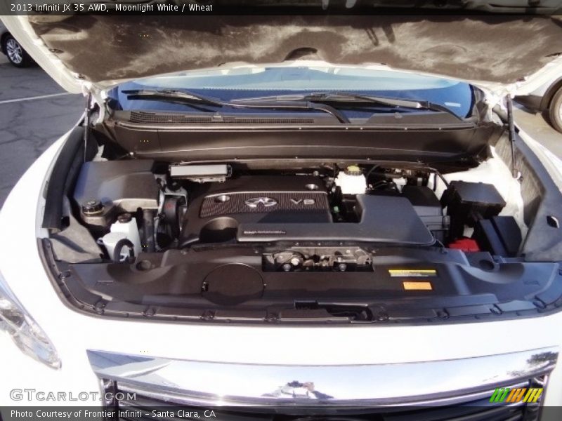 Moonlight White / Wheat 2013 Infiniti JX 35 AWD