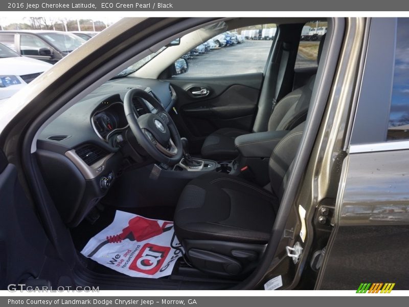ECO Green Pearl / Black 2016 Jeep Cherokee Latitude