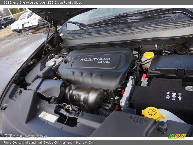 ECO Green Pearl / Black 2016 Jeep Cherokee Latitude