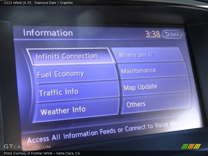 Diamond Slate / Graphite 2013 Infiniti JX 35