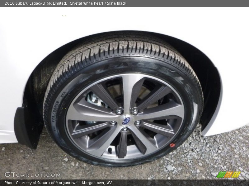 Crystal White Pearl / Slate Black 2016 Subaru Legacy 3.6R Limited