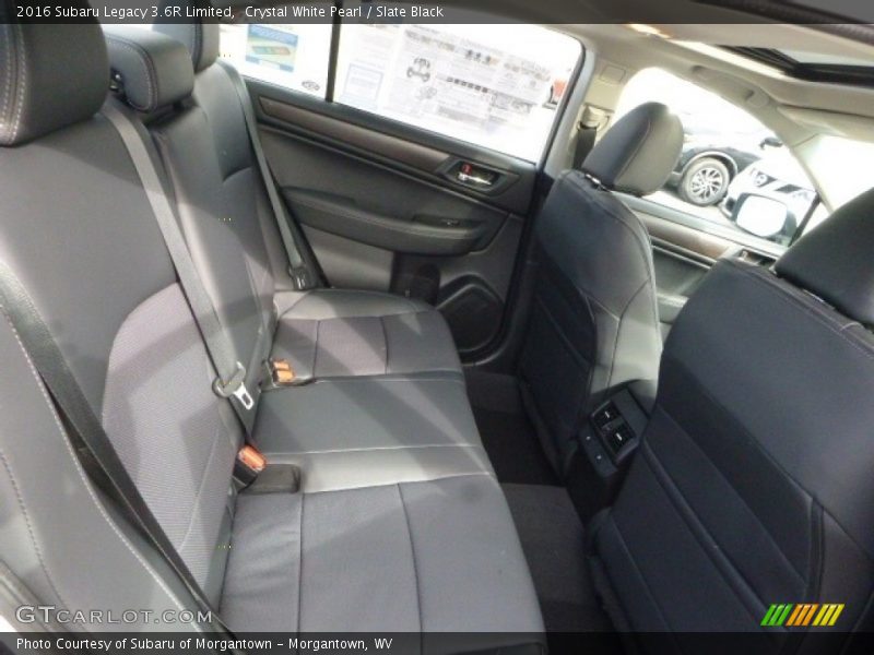 Crystal White Pearl / Slate Black 2016 Subaru Legacy 3.6R Limited