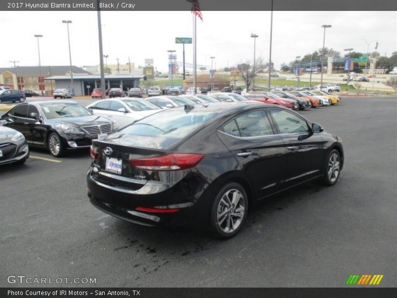 Black / Gray 2017 Hyundai Elantra Limited