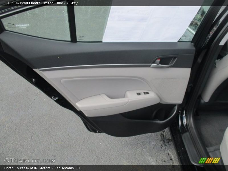 Black / Gray 2017 Hyundai Elantra Limited