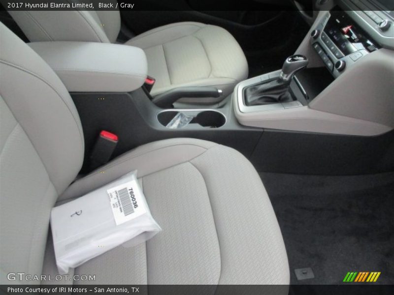 Black / Gray 2017 Hyundai Elantra Limited