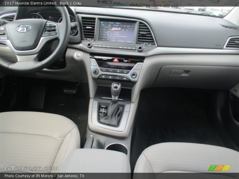 Black / Gray 2017 Hyundai Elantra Limited