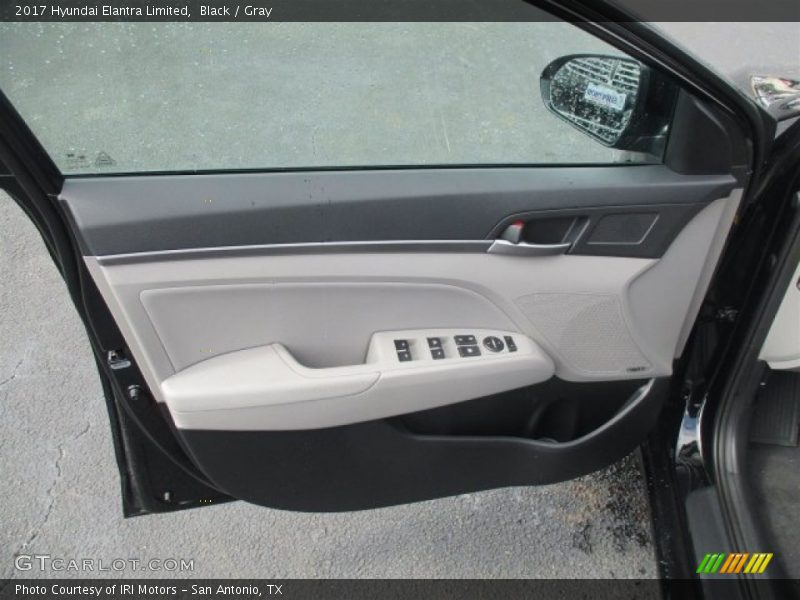 Black / Gray 2017 Hyundai Elantra Limited
