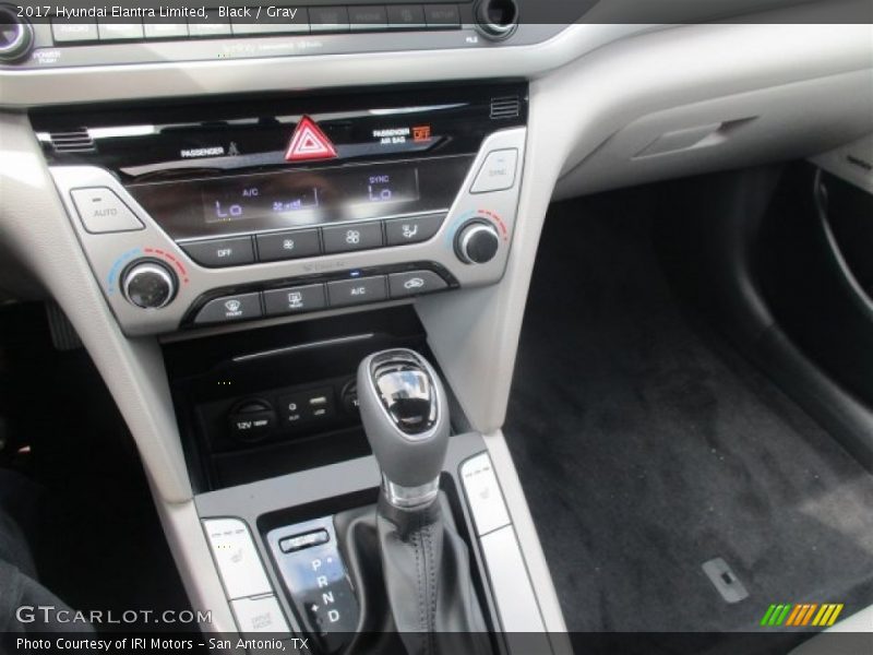 Black / Gray 2017 Hyundai Elantra Limited