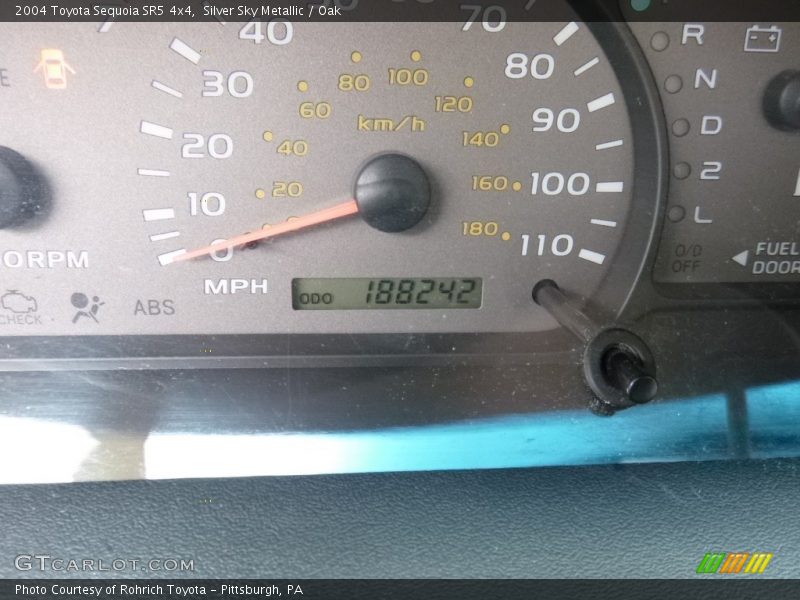 Silver Sky Metallic / Oak 2004 Toyota Sequoia SR5 4x4