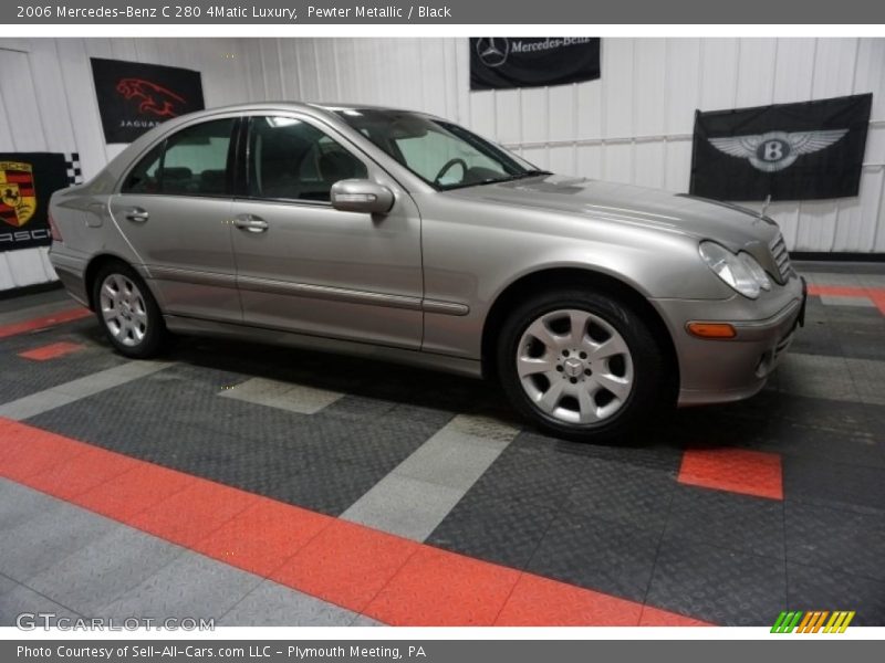 Pewter Metallic / Black 2006 Mercedes-Benz C 280 4Matic Luxury