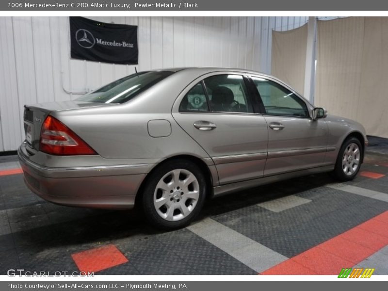 Pewter Metallic / Black 2006 Mercedes-Benz C 280 4Matic Luxury