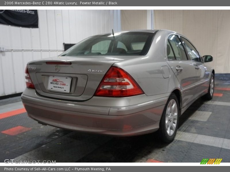 Pewter Metallic / Black 2006 Mercedes-Benz C 280 4Matic Luxury
