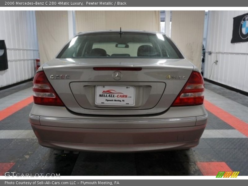 Pewter Metallic / Black 2006 Mercedes-Benz C 280 4Matic Luxury