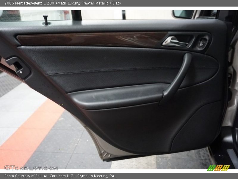 Pewter Metallic / Black 2006 Mercedes-Benz C 280 4Matic Luxury
