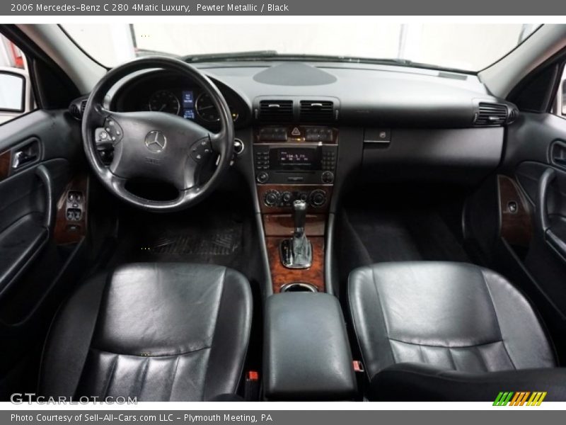 Pewter Metallic / Black 2006 Mercedes-Benz C 280 4Matic Luxury