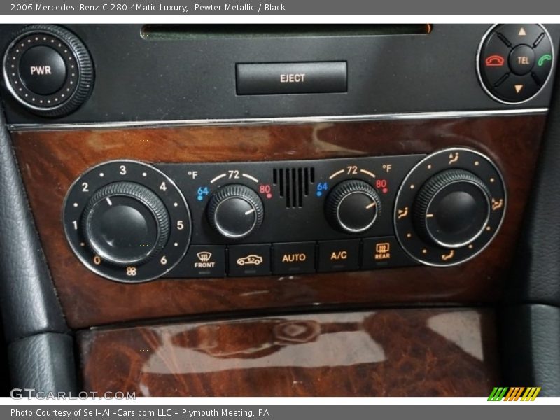 Pewter Metallic / Black 2006 Mercedes-Benz C 280 4Matic Luxury