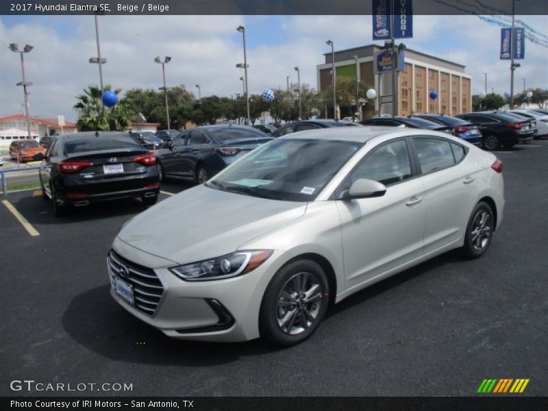 Beige / Beige 2017 Hyundai Elantra SE