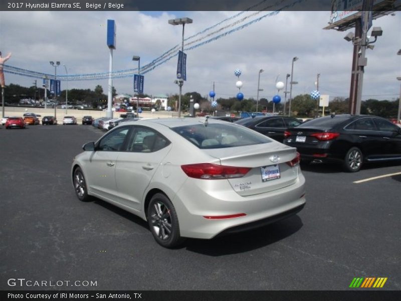 Beige / Beige 2017 Hyundai Elantra SE