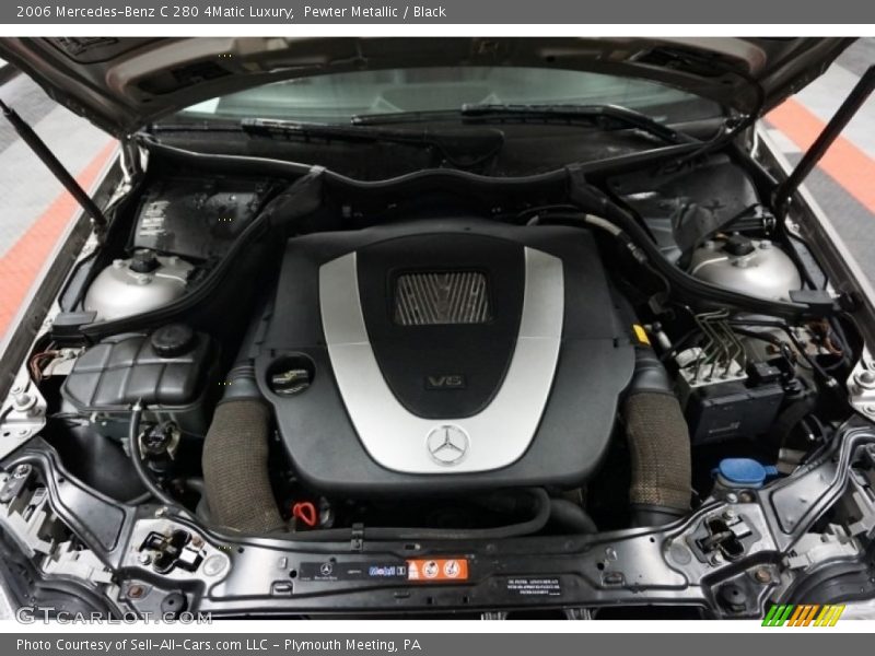 Pewter Metallic / Black 2006 Mercedes-Benz C 280 4Matic Luxury