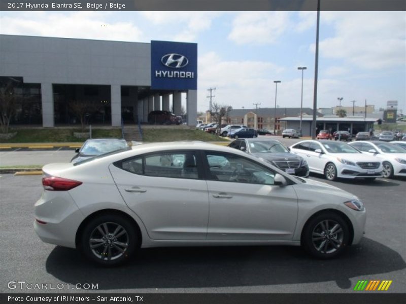 Beige / Beige 2017 Hyundai Elantra SE