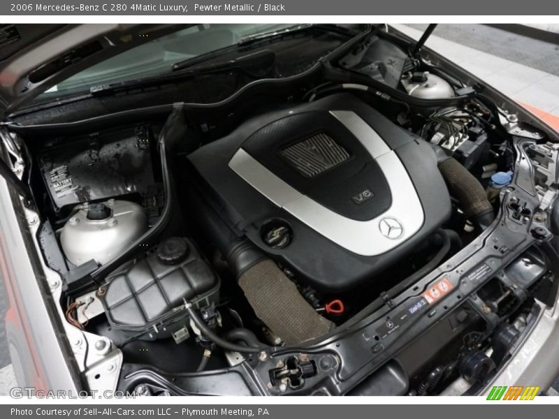 Pewter Metallic / Black 2006 Mercedes-Benz C 280 4Matic Luxury