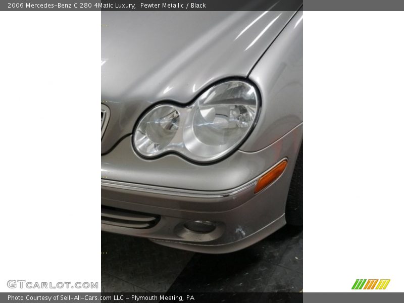 Pewter Metallic / Black 2006 Mercedes-Benz C 280 4Matic Luxury