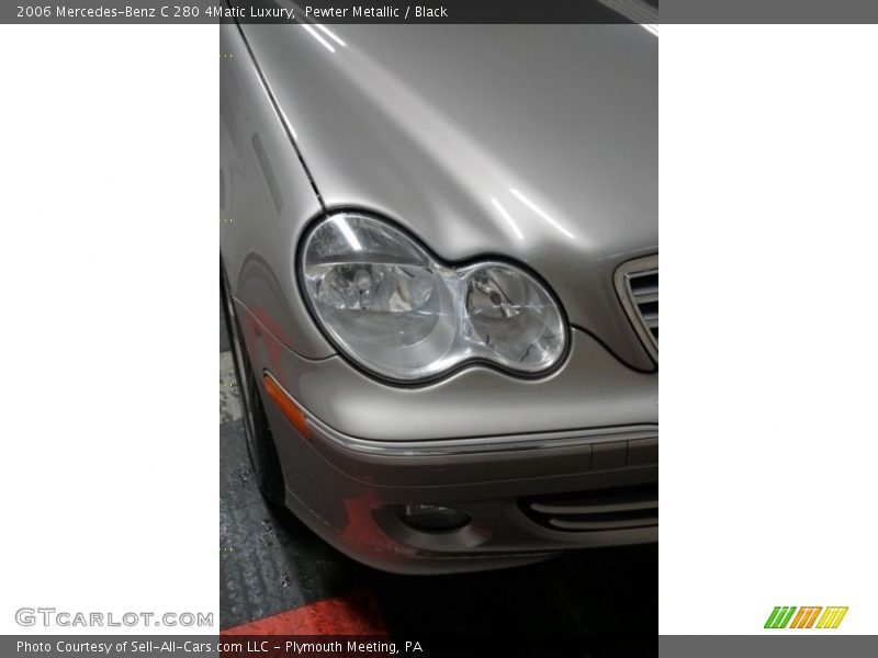 Pewter Metallic / Black 2006 Mercedes-Benz C 280 4Matic Luxury