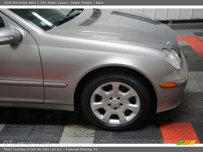 Pewter Metallic / Black 2006 Mercedes-Benz C 280 4Matic Luxury