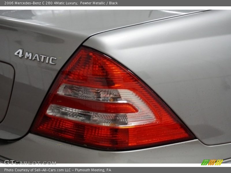 Pewter Metallic / Black 2006 Mercedes-Benz C 280 4Matic Luxury