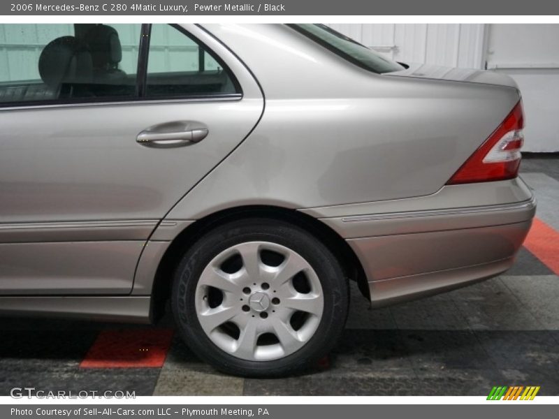 Pewter Metallic / Black 2006 Mercedes-Benz C 280 4Matic Luxury