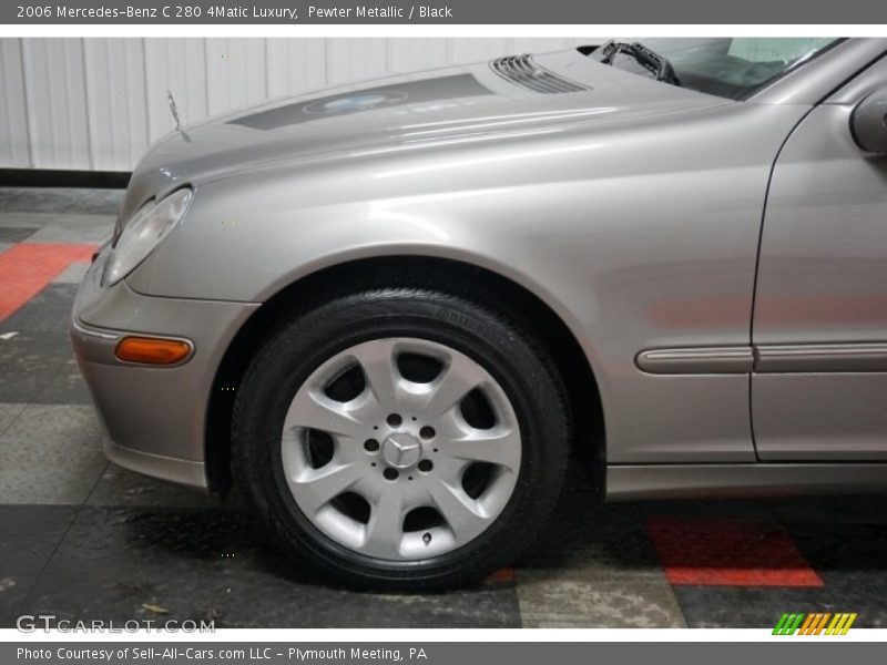 Pewter Metallic / Black 2006 Mercedes-Benz C 280 4Matic Luxury