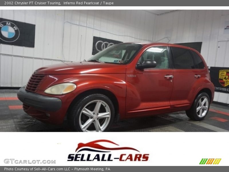 Inferno Red Pearlcoat / Taupe 2002 Chrysler PT Cruiser Touring