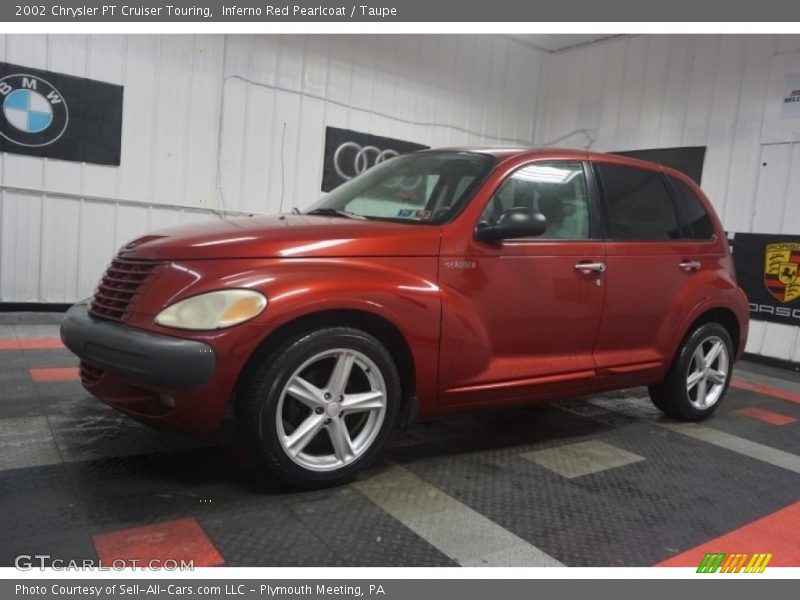 Inferno Red Pearlcoat / Taupe 2002 Chrysler PT Cruiser Touring