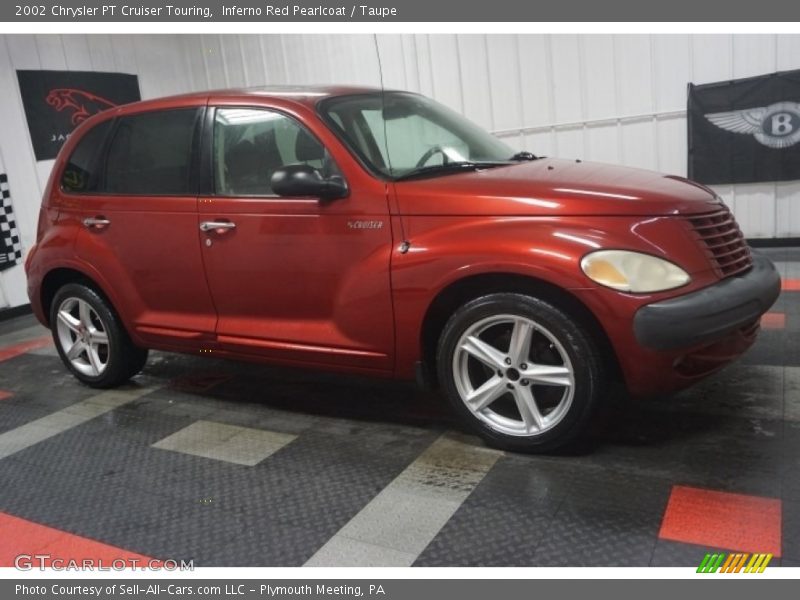 Inferno Red Pearlcoat / Taupe 2002 Chrysler PT Cruiser Touring