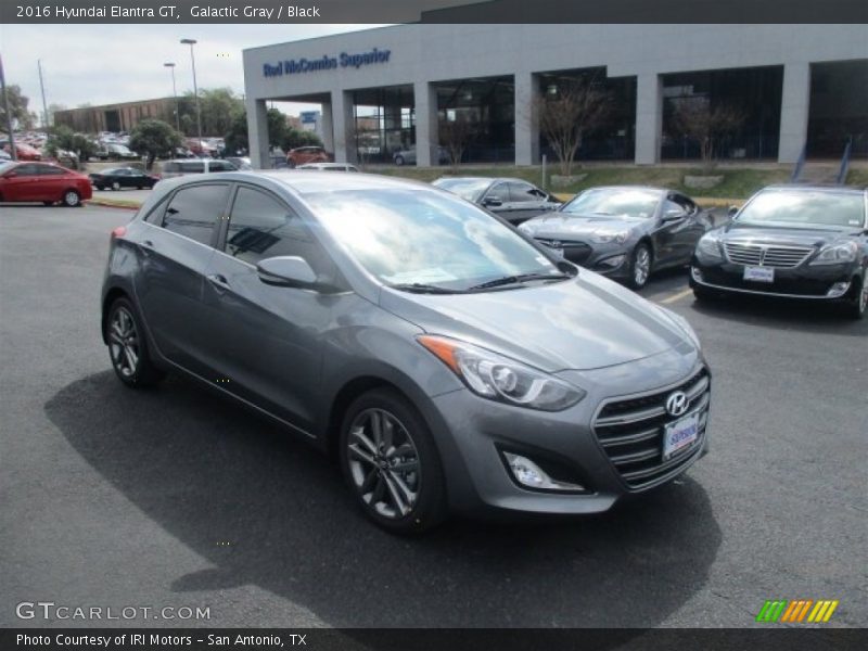 Galactic Gray / Black 2016 Hyundai Elantra GT