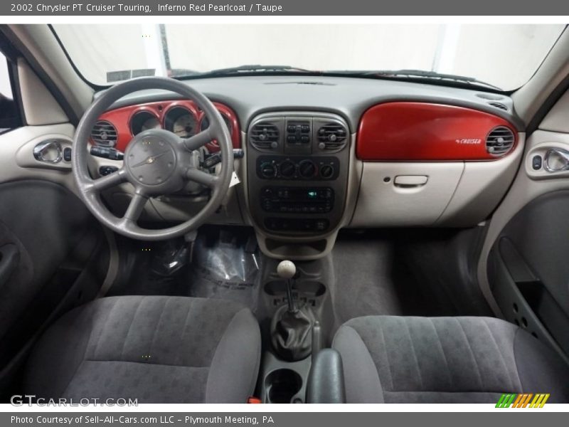 Inferno Red Pearlcoat / Taupe 2002 Chrysler PT Cruiser Touring