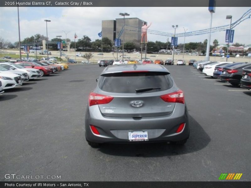 Galactic Gray / Black 2016 Hyundai Elantra GT