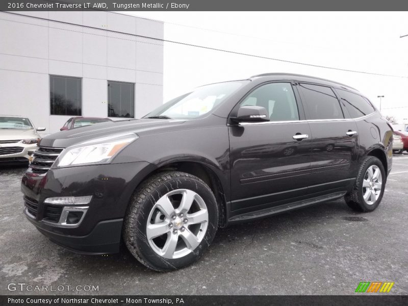 Tungsten Metallic / Ebony 2016 Chevrolet Traverse LT AWD
