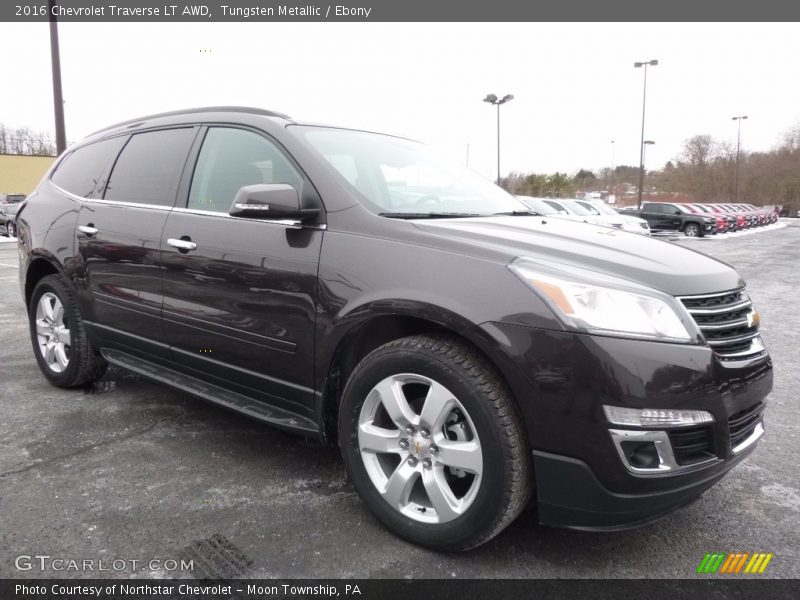Tungsten Metallic / Ebony 2016 Chevrolet Traverse LT AWD