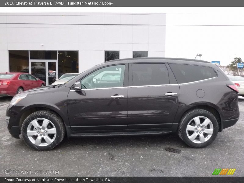 Tungsten Metallic / Ebony 2016 Chevrolet Traverse LT AWD
