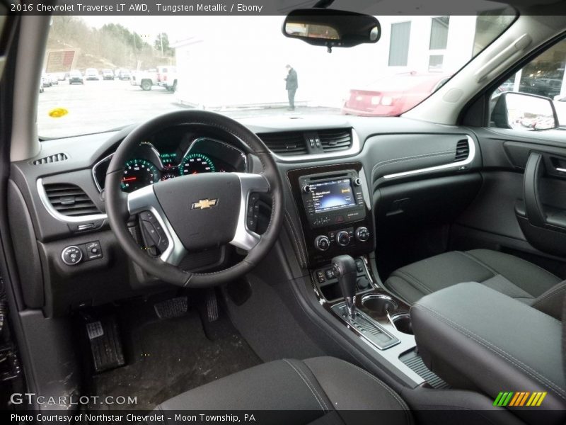 Tungsten Metallic / Ebony 2016 Chevrolet Traverse LT AWD