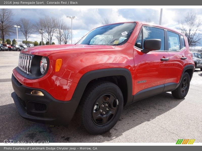 Colorado Red / Black 2016 Jeep Renegade Sport