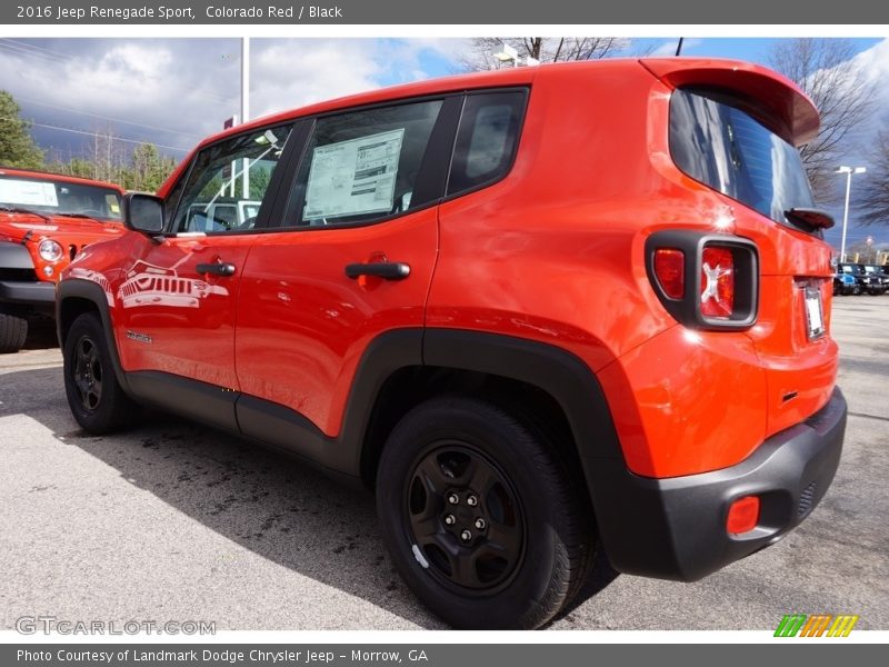 Colorado Red / Black 2016 Jeep Renegade Sport